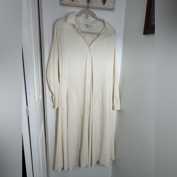 Athleta Cosmic Magnolia White Layering Dress - Picture 4 of 11